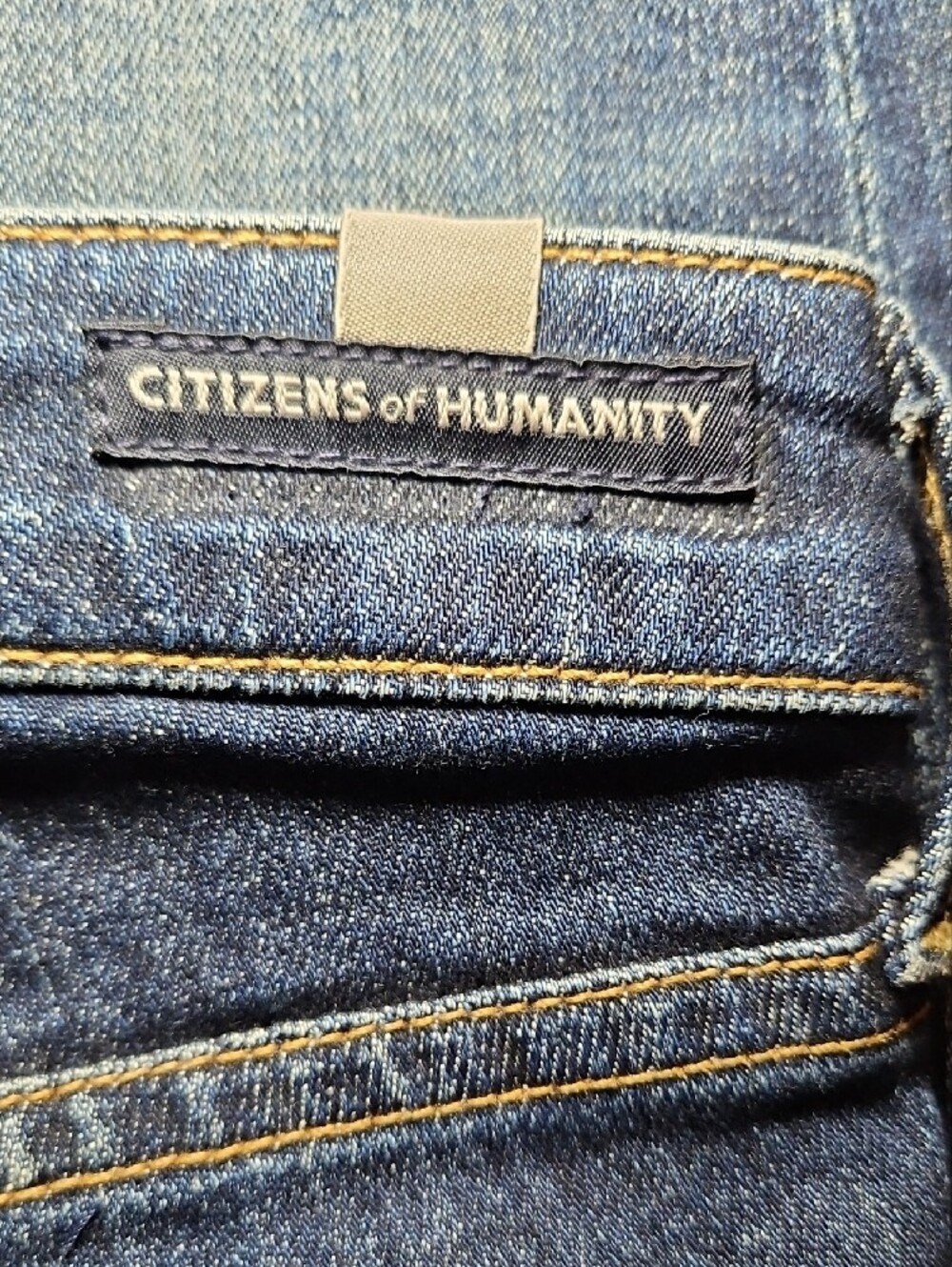 Citizens Of Humanity Low Rise Y2K Dark Indigo Slim Jean Size 27 - Picture 5 of 8
